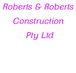 Roberts  Roberts Construction Pty Ltd - Gold Coast Builders